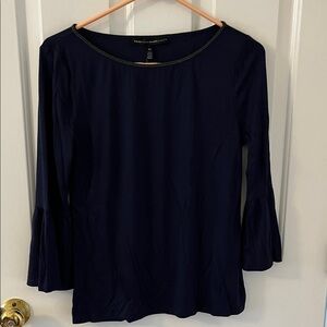 White House Black Market Navy Blue Women's Top. Size XS. NWT